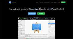 Desktop Screenshot of paintcodeapp.com